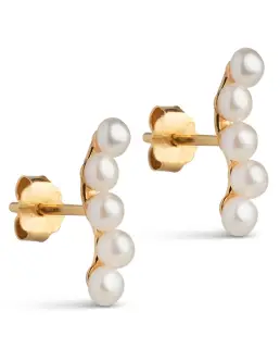 ENAMEL EVIE ØRERINGE - GULD - ENAMEL COPENHAGEN