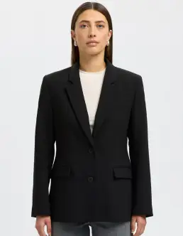 SELECTED RITA LS KLASSISK BLAZER - BLACK - Blazere