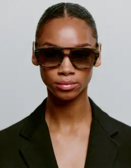 A. KJÆRBEDE KAYA SOLBRILLER - STRIPED HORN - ACCESSORIES