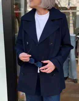 IN WEAR ULRYKA SAILOR JAKKE - MARINE BLUE - IN WEAR