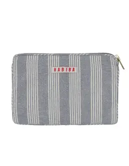 HABIBA STOCKHOLM STRIBET MINI CLUTCH - SEA - Nyheder