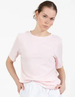 CC HEART CCH1118 BASIC REGULAR T-SHIRT - DAISY PINK - Nyheder