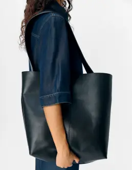 OBJECT GAEL PU SHOPPER - BLACK - Tasker