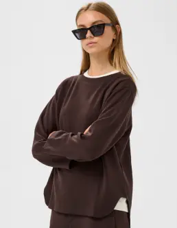 INWEAR GINCENT CREWNECK - CHOCOLATE BROWN - Sweatshirt