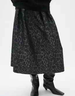 INWEAR ZINA NEDERDEL - BLACK - Nyheder