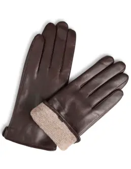 MARKBERG VILMA HANDSKE - DARK BROWN - ACCESSORIES