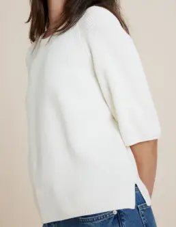 SIBIN LINNEBJERG SAVANNAH - OFF WHI - Strik