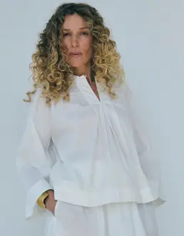 LA ROUGE VILMA BLUSE - OFF WHITE - Workwear Essentials