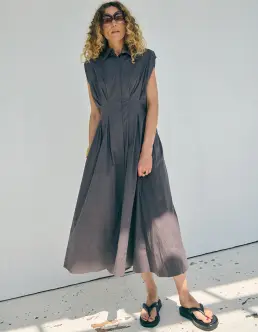 LA ROUGE VILMA KJOLE - BROWN - Nyheder