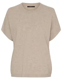 BUTTERFLY COPENHAGEN CASHMERE STRIK - CREAM MELANGE - Nyheder