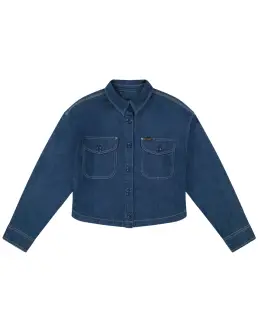 LEE FLAP POCKET DENIMJAKKE - BASK IN IT - LEE