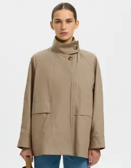 SELECTED KYLIE JAKKE - WEATHERED TEAK - Jakker & Frakker