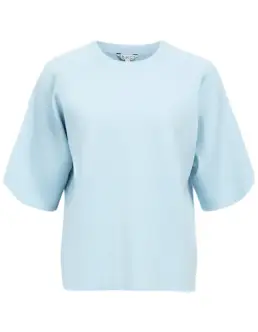 OBJECT REYNARD KORTÆRMET STRIK -WINTER SKY - Strik