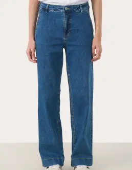 PART TWO BARBA JEANS - MEDIUM DARK BLUE DENIM - Jeans