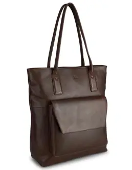 MARKBERG AUBREY ARBEJDSTASKE ANTIQUE - DARK BROWN - Tasker