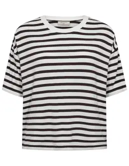 FREEQUENT PRELA T-SHIRT - STAR OFF-WHITE W. COFFEE BEAN - Nyheder