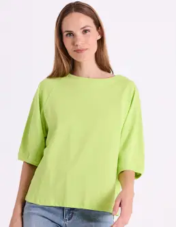 FREEQUENT COMTE TEE - SHARP GREEN - Nyheder