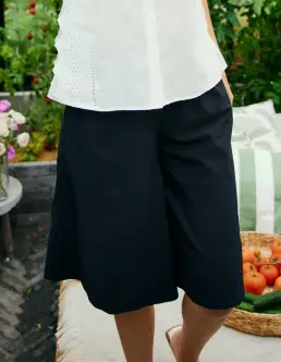 FREEQUENT JULES BERMUDA SHORTS - BLACK - Nyheder