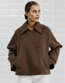 WITH BLACK JIMBERLY KORT TRENCHCOAT - COOKIE BROWN - Jakker & Frakker