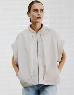 WITH BLACK IMPERIAL VEST - SILVER LINING - Veste