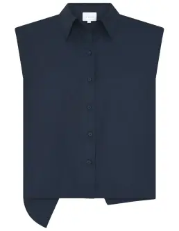 LA ROUGE PIA SKJORTE - NAVY - Nyheder