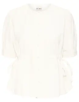 ICHI GUNDA BLUSE - CLOUD DANCER - TØJ