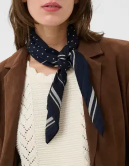 PART TWO PHI T&Oslash;RKL&AElig;DE - DARK NAVY DOT PRINT - 