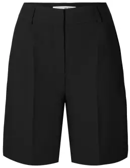 SELECTED RITA HW SHORTS - BLACK - 