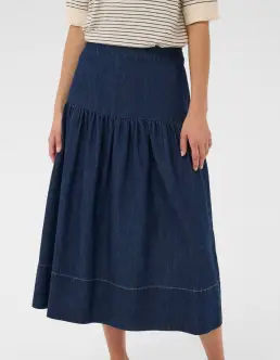 PART TWO NELLIA NEDERDEL - DARK BLUE DENIM - 