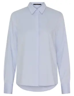 BUTTERFLY COPENHAGEN AURORA BAMBUS SKJORTE - LIGHT BLUE - 